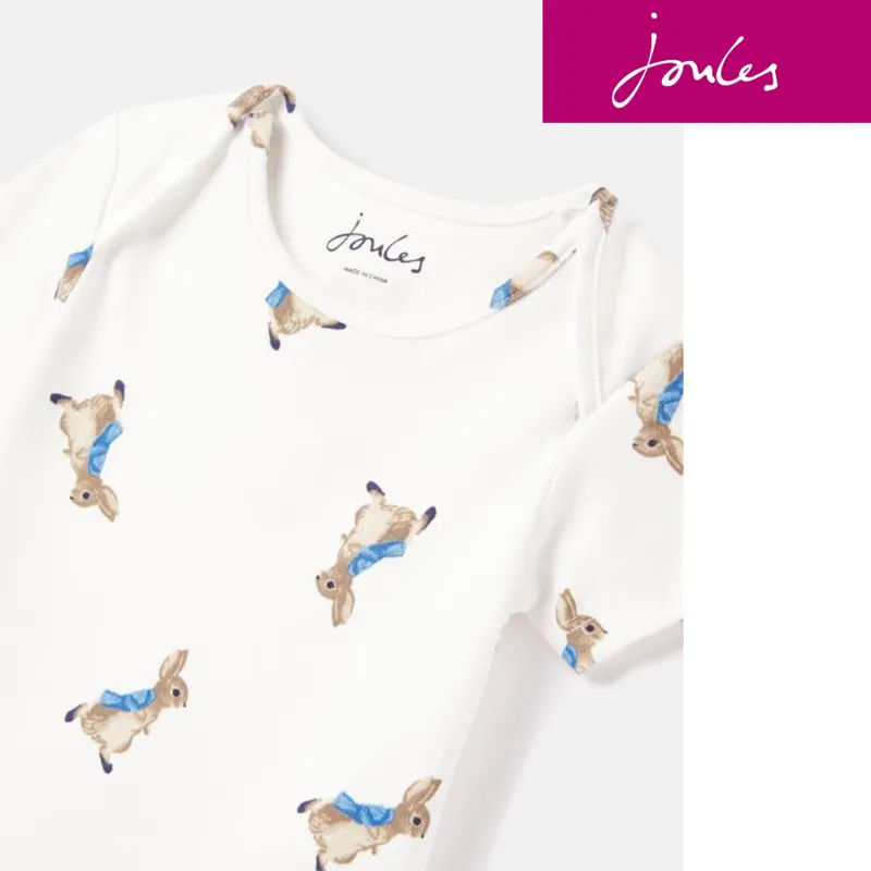 Joules Peter Rabbit Wilbur Organically Grown Cotton Dungaree Set  - Denim Peter Rabbit-5